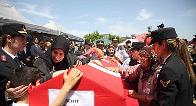 Mersinli şehit son yolculuğuna uğurlandı
