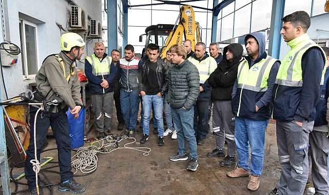 MESKİ personeli, iş sağlığı ve güvenliği konusunda bilgilendirildi
