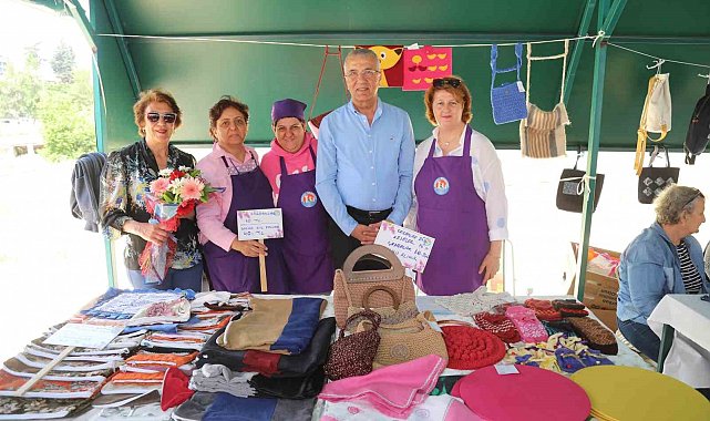 Mezitli'de bir kadın üretici pazarı daha açıldı
