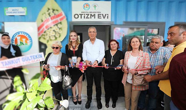Mezitli'de otizm evi açıldı