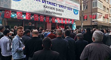 MHP'li Özdemir Türk Diyanet Vakıf Sen Kayseri Şubesi ve Misafirhanesinin Açılışına Katıldı
