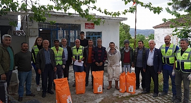 Milas'ta küçük hayvancılık işletmelerine destek
