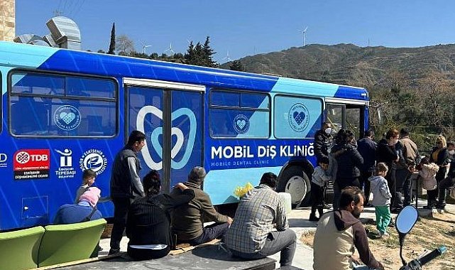 Mobil diş kliniği 3 bin 150 depremzedeye hizmet verdi