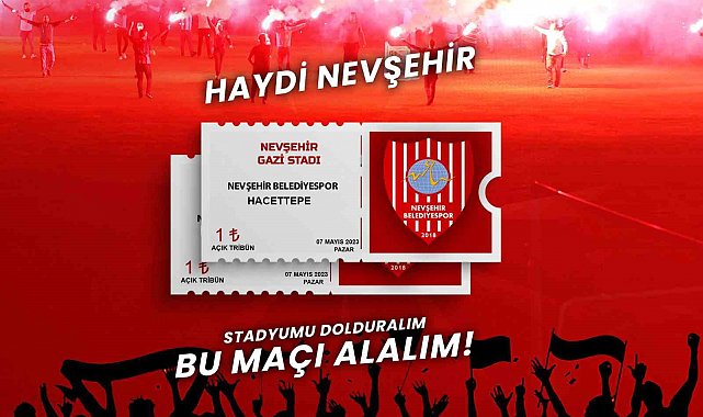 Nevşehir Belediyespor yönetimi bilet fiyatlarını 1 TL'ye düşürdü