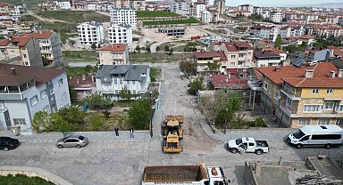 Nevşehir'de yol yenileme çalışmaları devam ediyor
