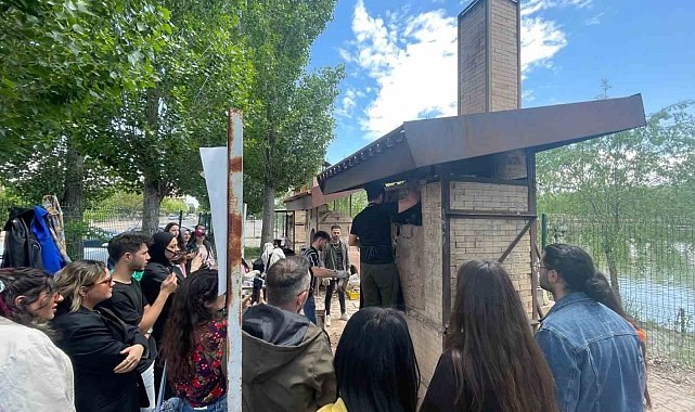 NEVÜ Avanos Fırın Parkı'nda 'Tuz Pişirimi Çalıştayı' düzenlendi