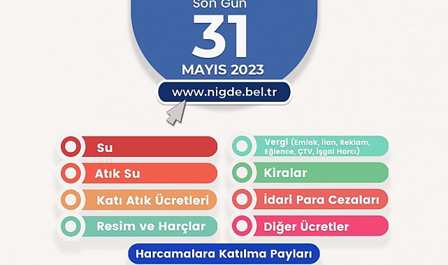 Niğde Belediyesinden borç yapılandırma duyurusu