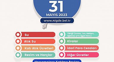 Niğde Belediyesinden borç yapılandırma duyurusu