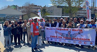 Niğde'de 1 Mayıs'ı halaylar çekerek kutladılar