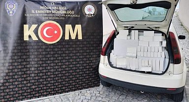 Niğde'de 465 bin makaron ele geçirildi
