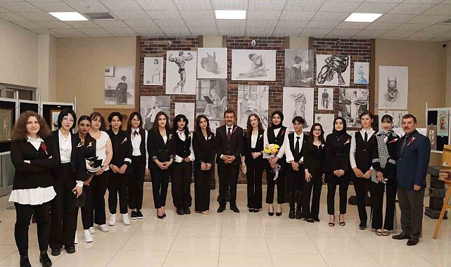 Öğrencilerden görsel sanatlar sergisi