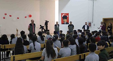 Öğrencilere orman yangınları eğitimi verildi