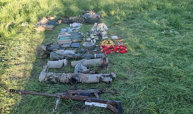 Pençe-Kilit Operasyonu'nda teröristlere ait çok sayıda silah ve mühimmat ele geçirildi