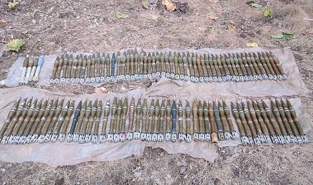 Pençe Operasyonu bölgesinde teröristlere ait mühimmat ele geçirildi