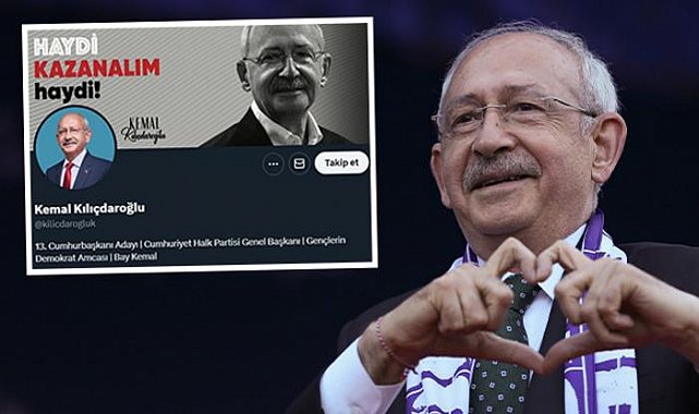 Profiline girenler gördüklerinde şaşırdı! Millet İttifakı'nın Cumhurbaşkanı Adayı Kemal Kılıçdaroğlu'nun Twitter hesabında dikkat çeken görüntü