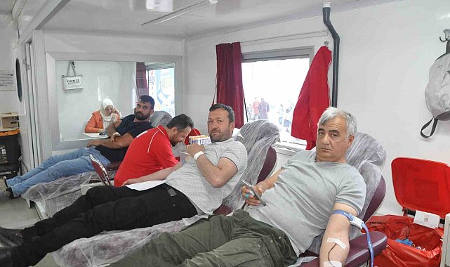 Sorgun halkından kan bağışına yoğun ilgi