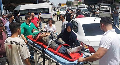 Tarsus'ta trafik kazası: 2 yaralı