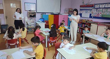 Toroslar'da ilkokula başlayacak çocuklara 'metropolitan testi'