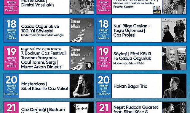 Uluslararası Bodrum Caz Festivali başlıyor
