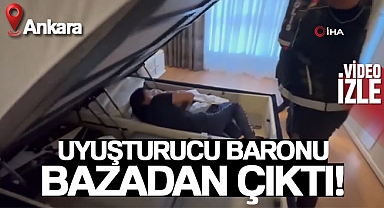 Uyuşturucu baronu bazadan çıktı... O anlar kamerada