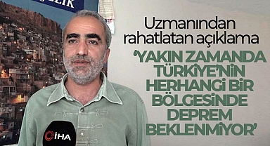 Uzmanından rahatlatan açıklama: 'Yakın zamanda Türkiye’nin herhangi bir bölgesinde deprem beklenmiyor'