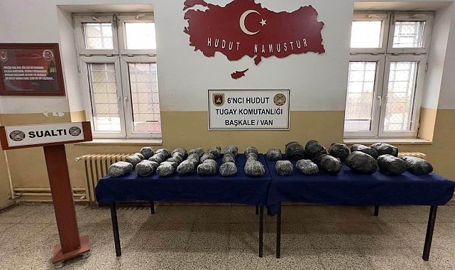 Van hudut hattında 36 kilo uyuşturucu madde ele geçirildi