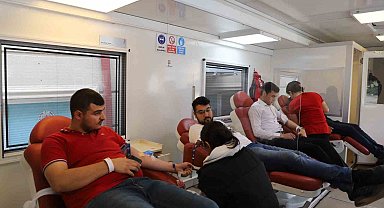 Yahşihan Belediyesi personelinden Türk Kızılayı'na kan bağışı