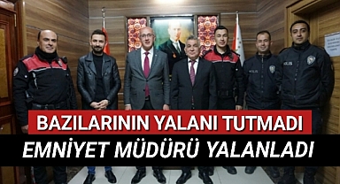 YAPILAN ART NİYETLİ HABERLERİ EMNİYET MÜDÜRÜ YALANLADI