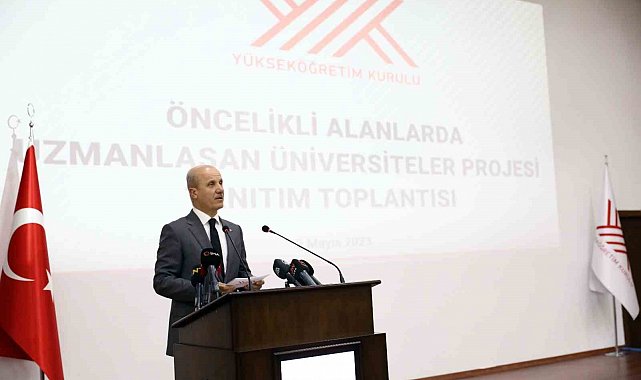 YÖK Başkanı Özvar: "15 bilim alanında 25 üniversiteye öncelikli alan misyonu verilmesi kararlaştırıldı"