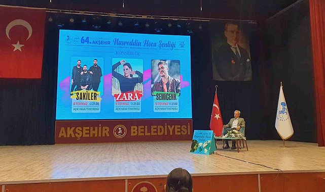 64. Uluslararası Akşehir Nasreddin Hoca Şenliği programı açıklandı