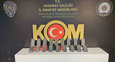 Aksaray'da 18 adet kayıt dışı akıllı telefon ele geçirildi