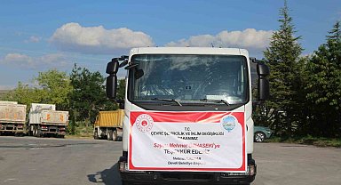 Bakan Özhaseki'den Develi'ye araç desteği