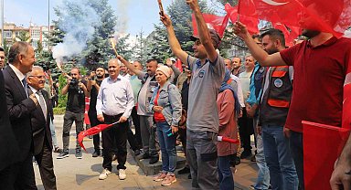 Bakan Özhaseki'ye Büyükşehir'de coşkulu karşılama