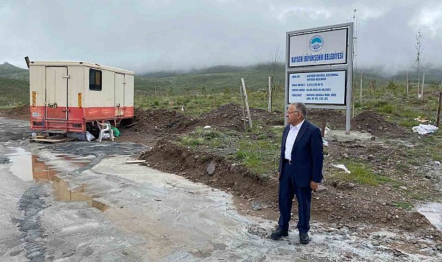 Başkan Büyükkılıç'tan Erciyes'te jeotermal sondaj incelemesi
