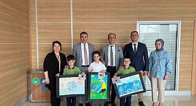 Çevre duyarlılığına resim, şiirler ve kompozisyonlarla dikkat çektiler