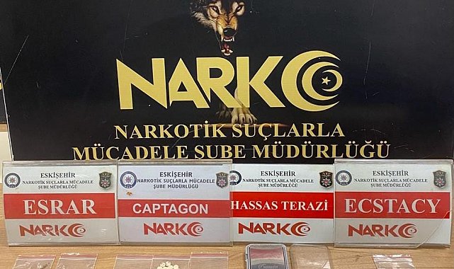 Eskişehir'de uyuşturucu madde satıcılarına yönelik operasyon