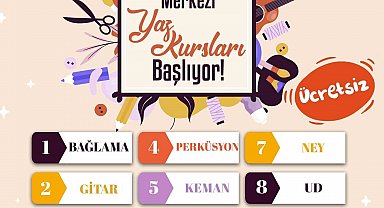 Güzel Sanatlar Merkezi Yaz kurs kayıtları başladı