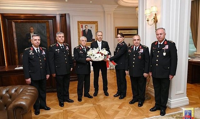 Jandarma Genel Komutanı Çetin'den Bakan Yerlikaya'ya ziyaret