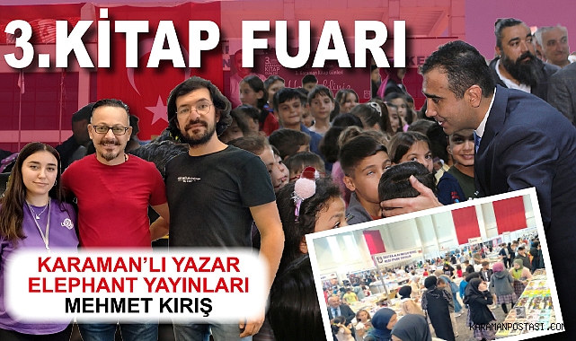 Karaman 3. Kitap Fuarı'nda Yoğun İlği Görüyor