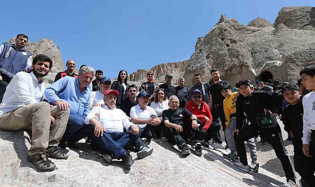 Kayseri Protokolü Gençlerle Soğanlı'yı Keşfetti
