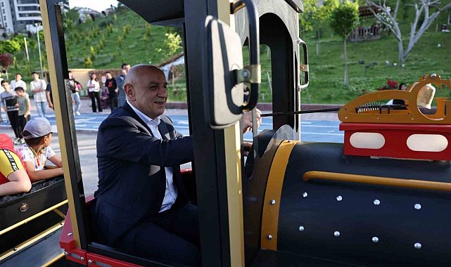 Keçiören'de ücretsiz tren keyfi