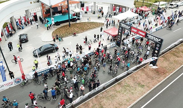 Kırıkkale'de bisikletini alan vatandaş halk turuna katıldı