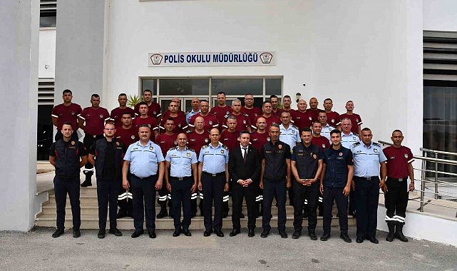 Konya Büyükşehir İtfaiyesi KKTC Genel Kuvvetler Komutanlığı İtfaiye personeline eğitim verdi