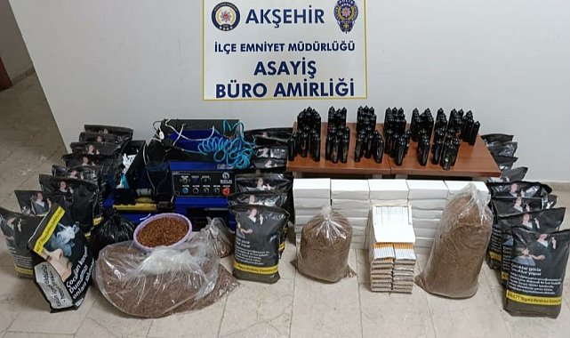 Konya'da kaçak tütün operasyonu: 2 tutuklama