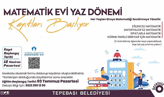 Matematik Evi'nde yaz dönemi kayıtları başlıyor