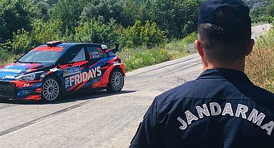 Rallide güvenlik tedbirlerini jandarma sağladı