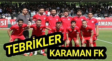 ŞAMPİYONLUK SANA YAKIŞIR KARAMAN FK