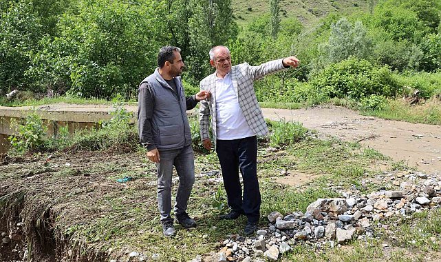 Yahyalı'da sel ve taşkınları çözmek için çalışmalar başladı