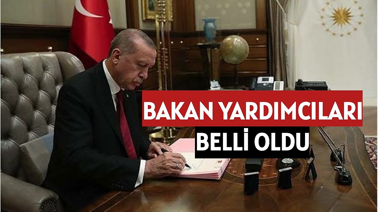 Yeni Bakan Yardımcıları belli oldu