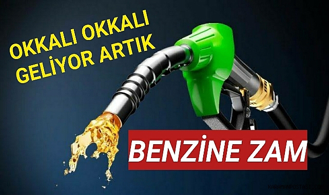 Benzine Büyük Zam..